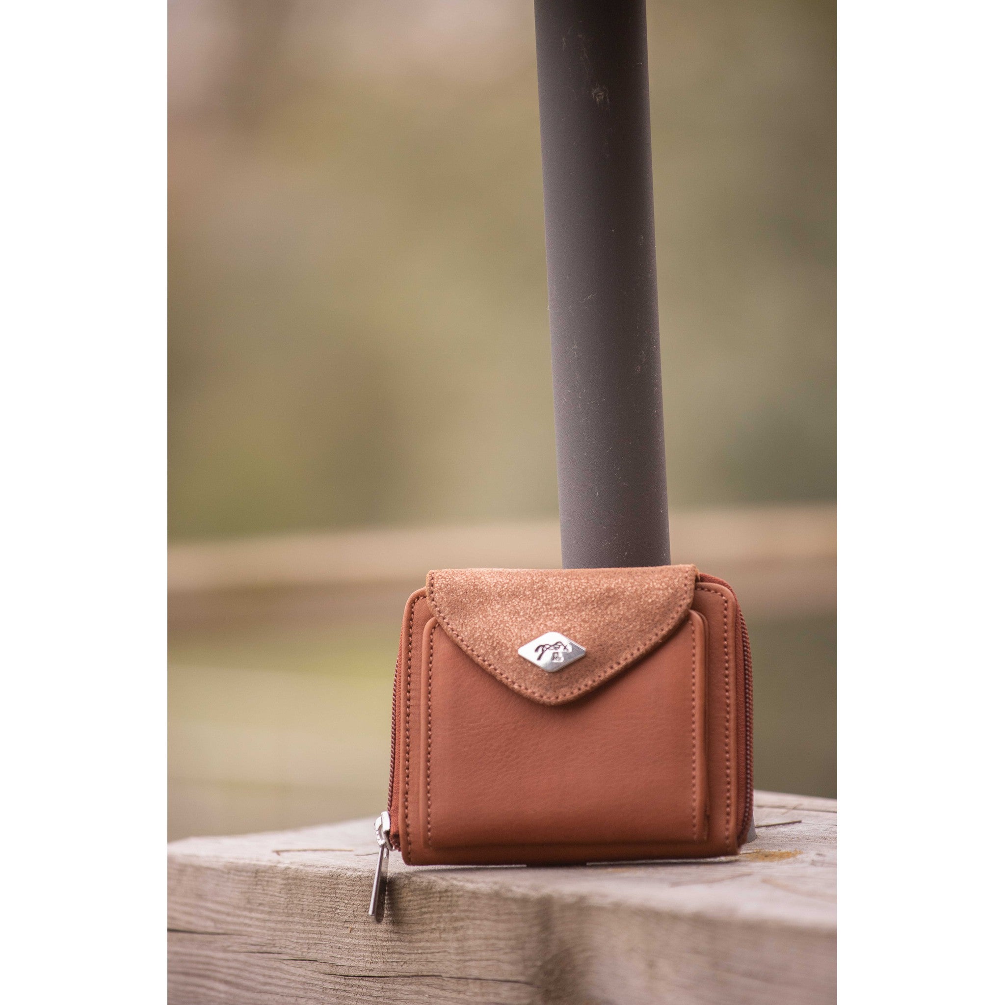 Penelope Clémence Leather Wallet Cognac - 936024014_zoom_1