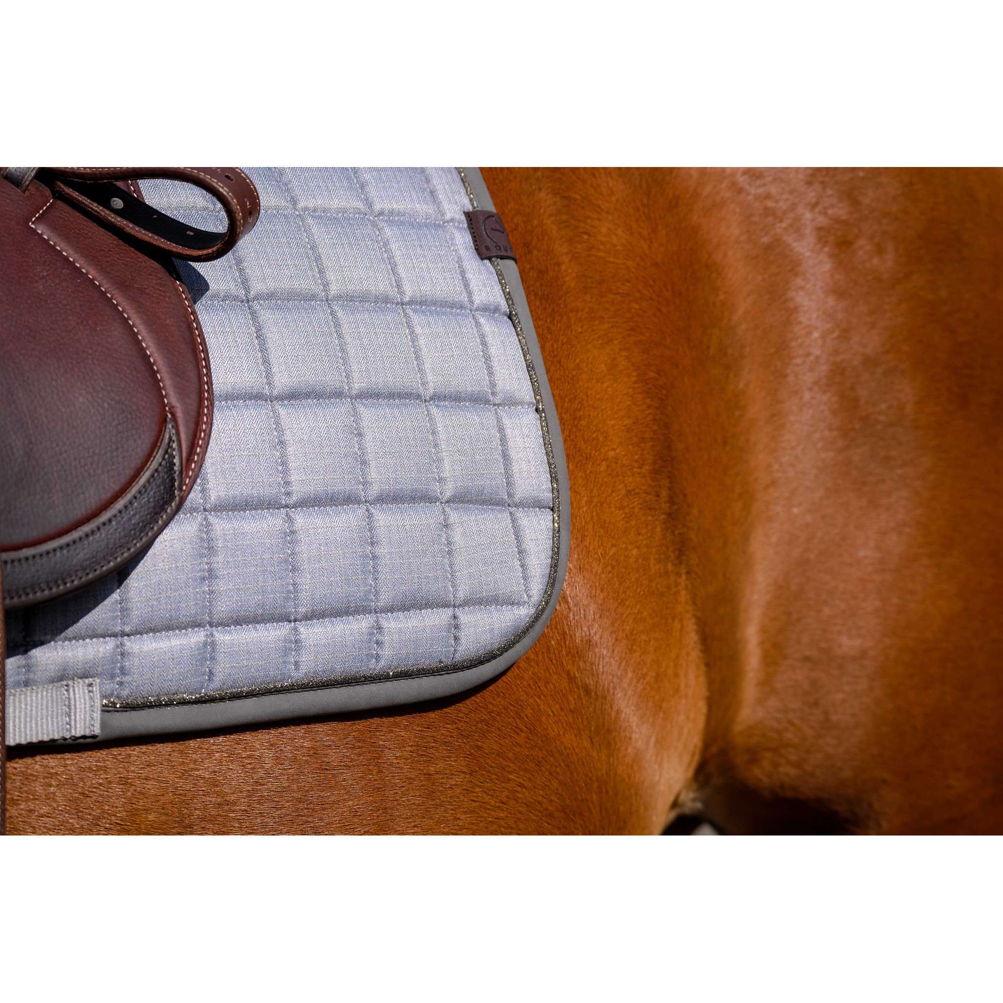 EQUITHÈME Chic saddle pad - All purpose Grey 204001011