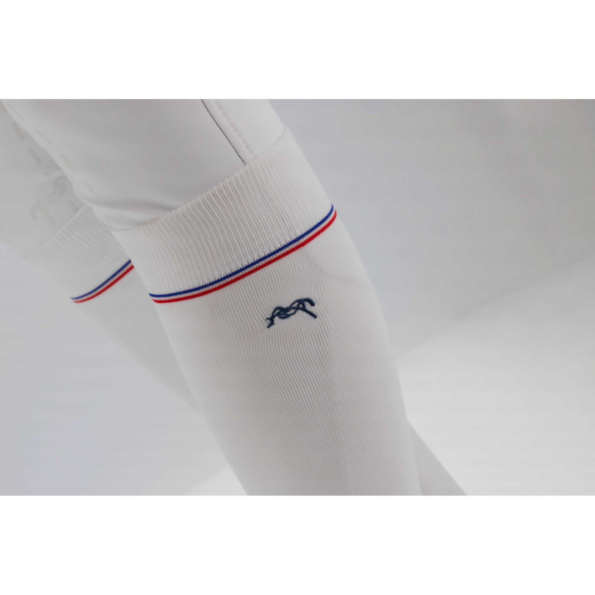 Pénélope Luxe Stripes & Cross socks - Ladies White 986803012