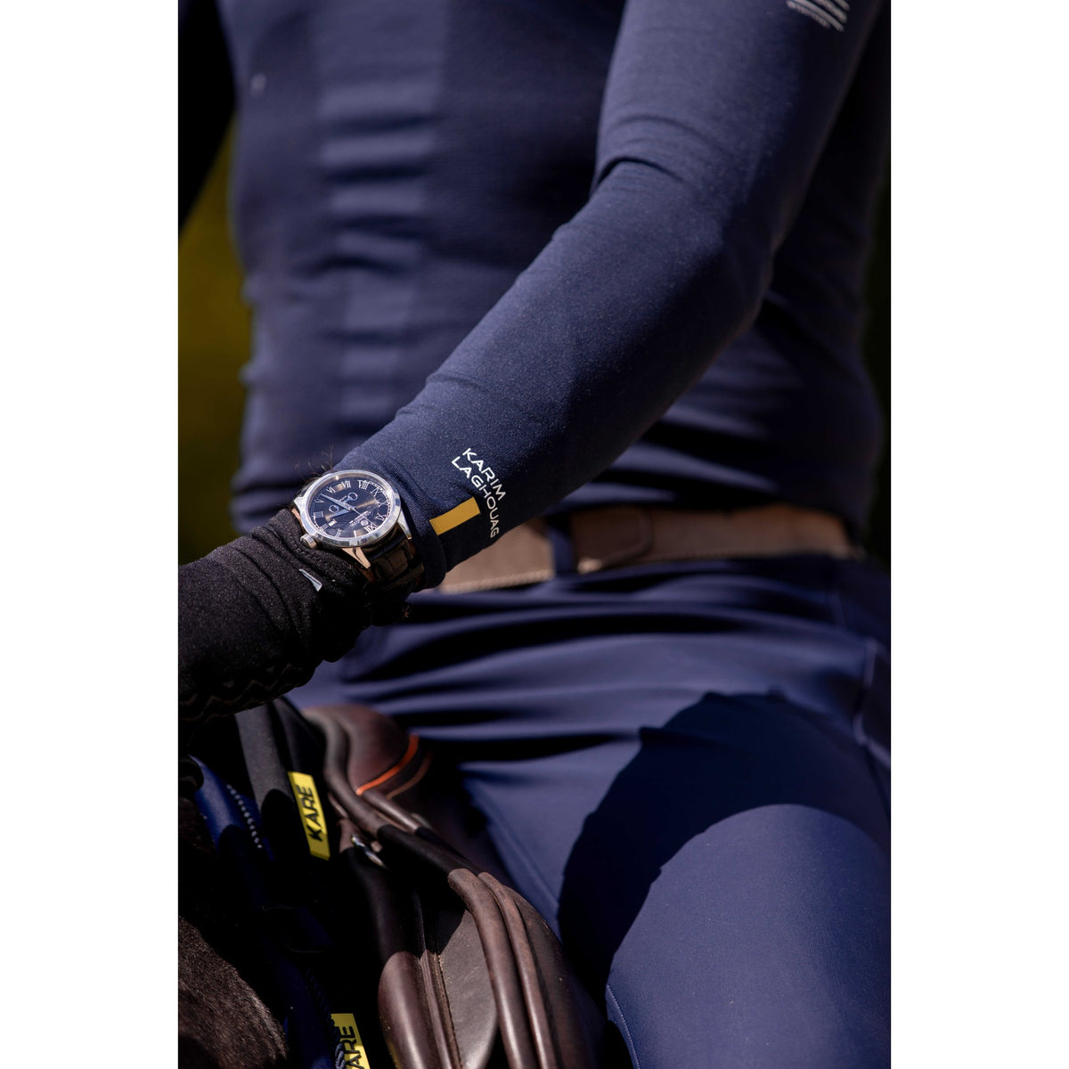 K by EQUITHÈME K-Precision Seamless Baselayer - Men - Navy blue - 963110073_ambi_5
