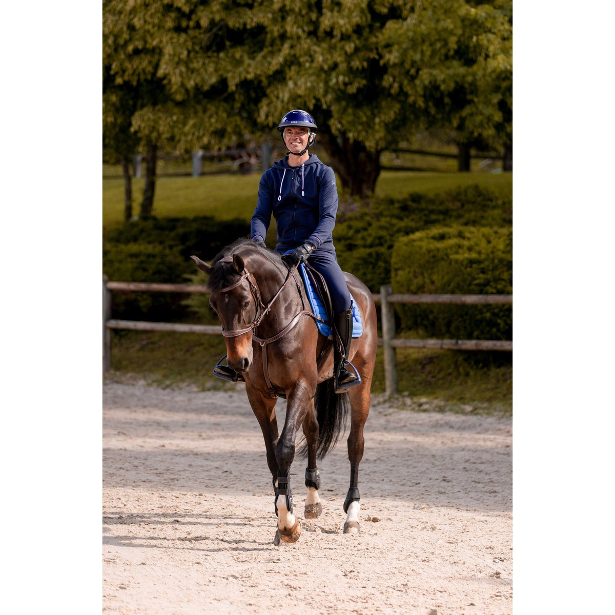 K by EQUITHÈME K-Karim Sweatshirt - Adult - Navy blue - 963224073_ambi_2