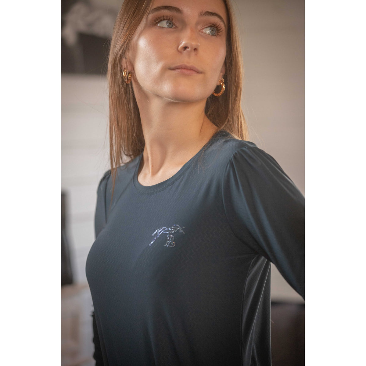 Pénélope Techty Cha T-Shirt - Women - Navy blue - 963435071_ambi_1