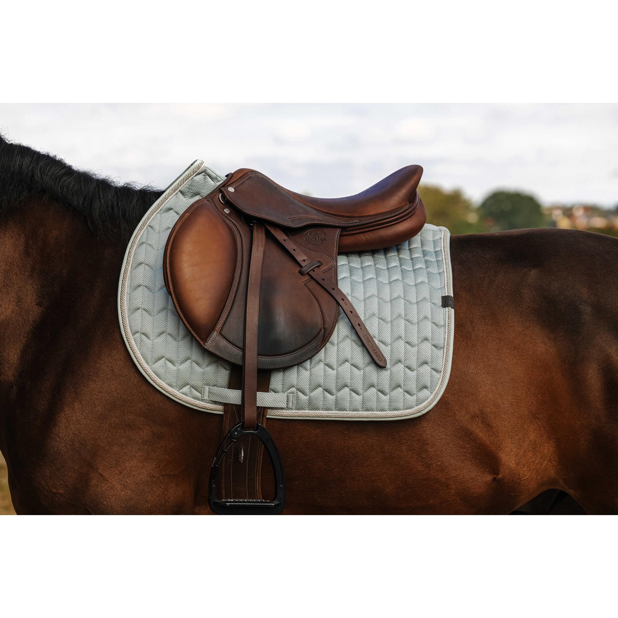 EQUITHÈME Excellence Saddle Pad - All purpose Green 204012008