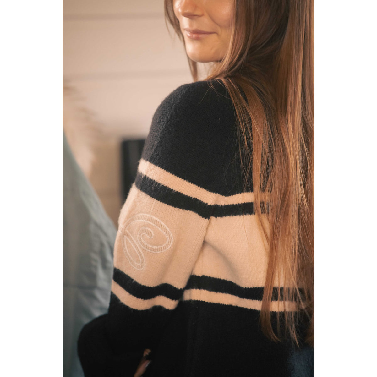 Pénélope Noris Sweater - Women - Black/camel - 966001251_ambi_4