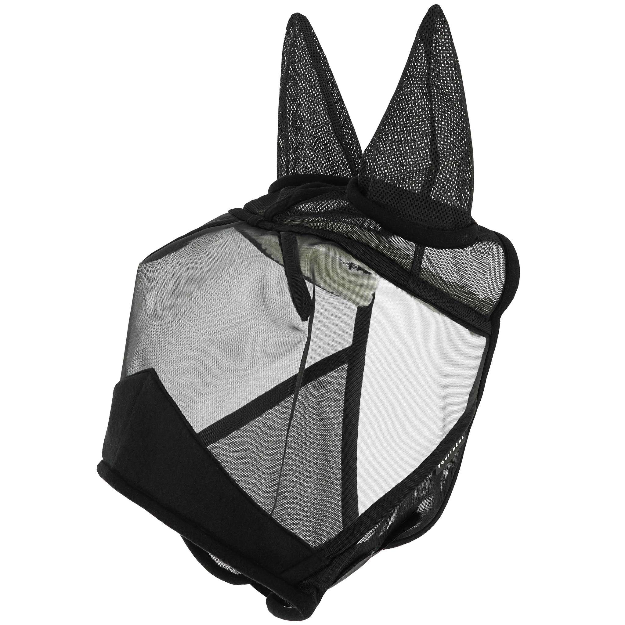 EQUITHÈME 2-in-1 UV Protection Fly Mask Black 306022203