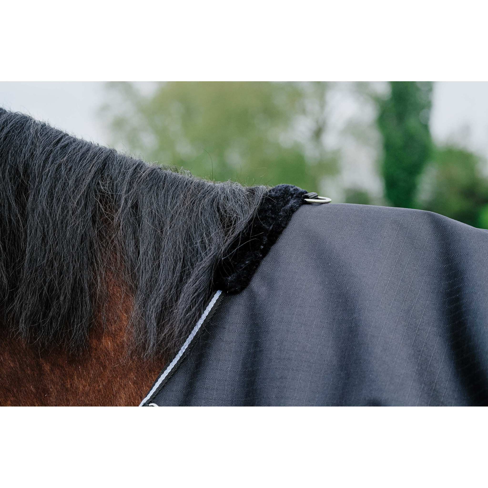 EQUITHÈME Tyrex 600D Turnout Sheet - Standard Black 400552263