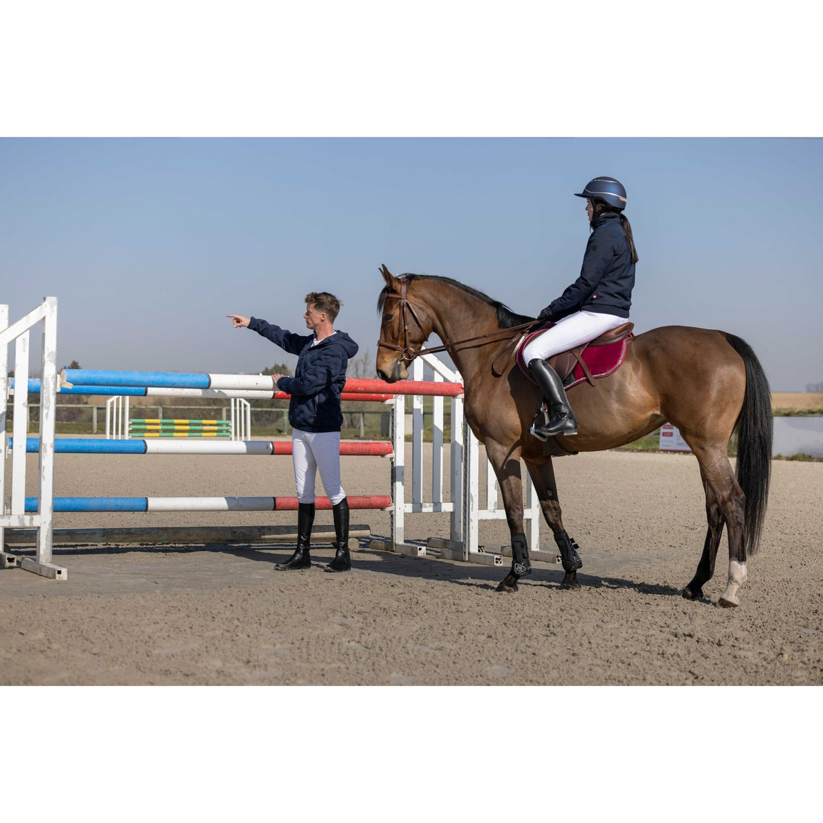 Pro Series Diagonal Show Coat - Men - Navy blue - 978651073_ambi_9