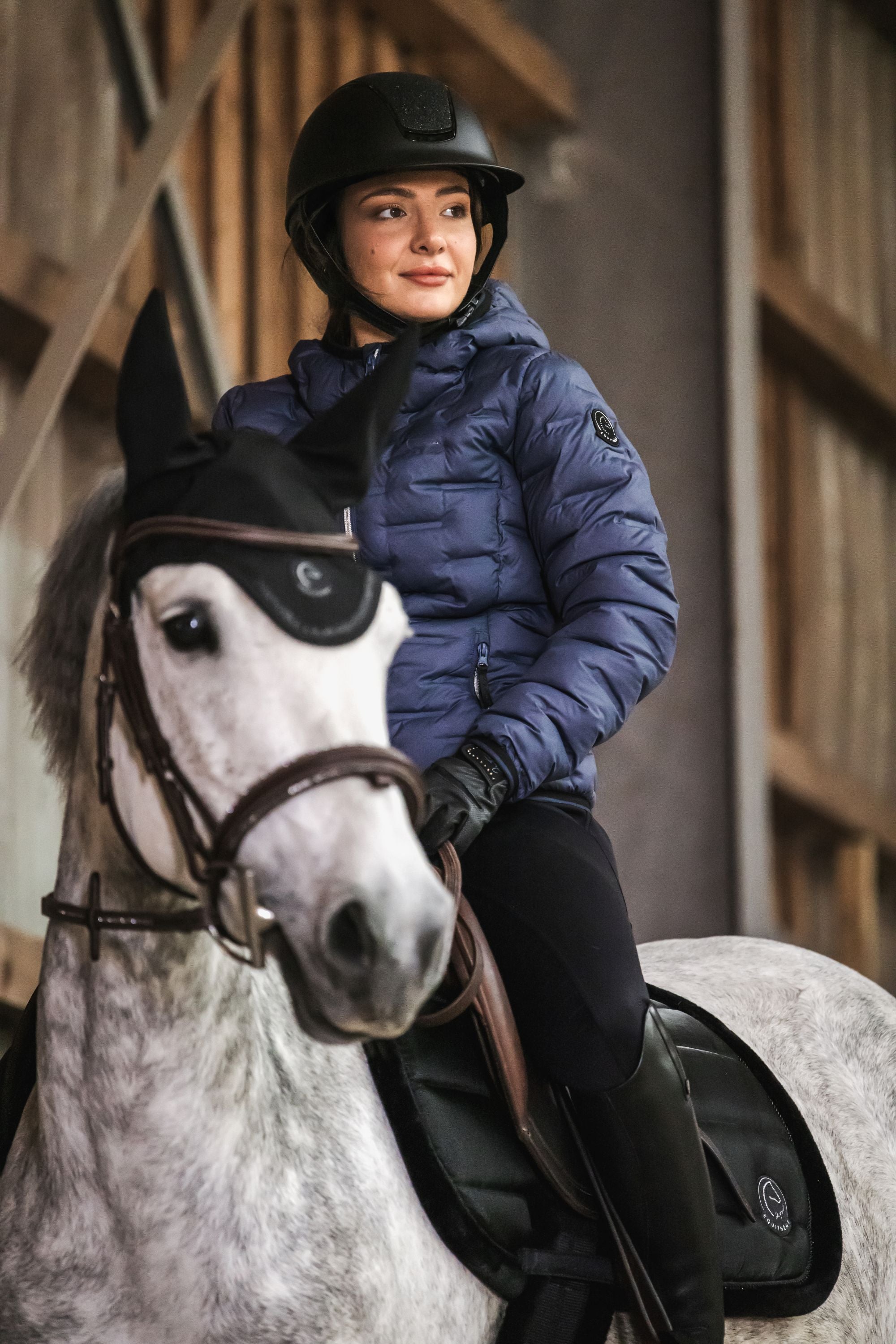 Je t’aime EQUITHÈME Nelly Jacket - Ladies Blue/grey