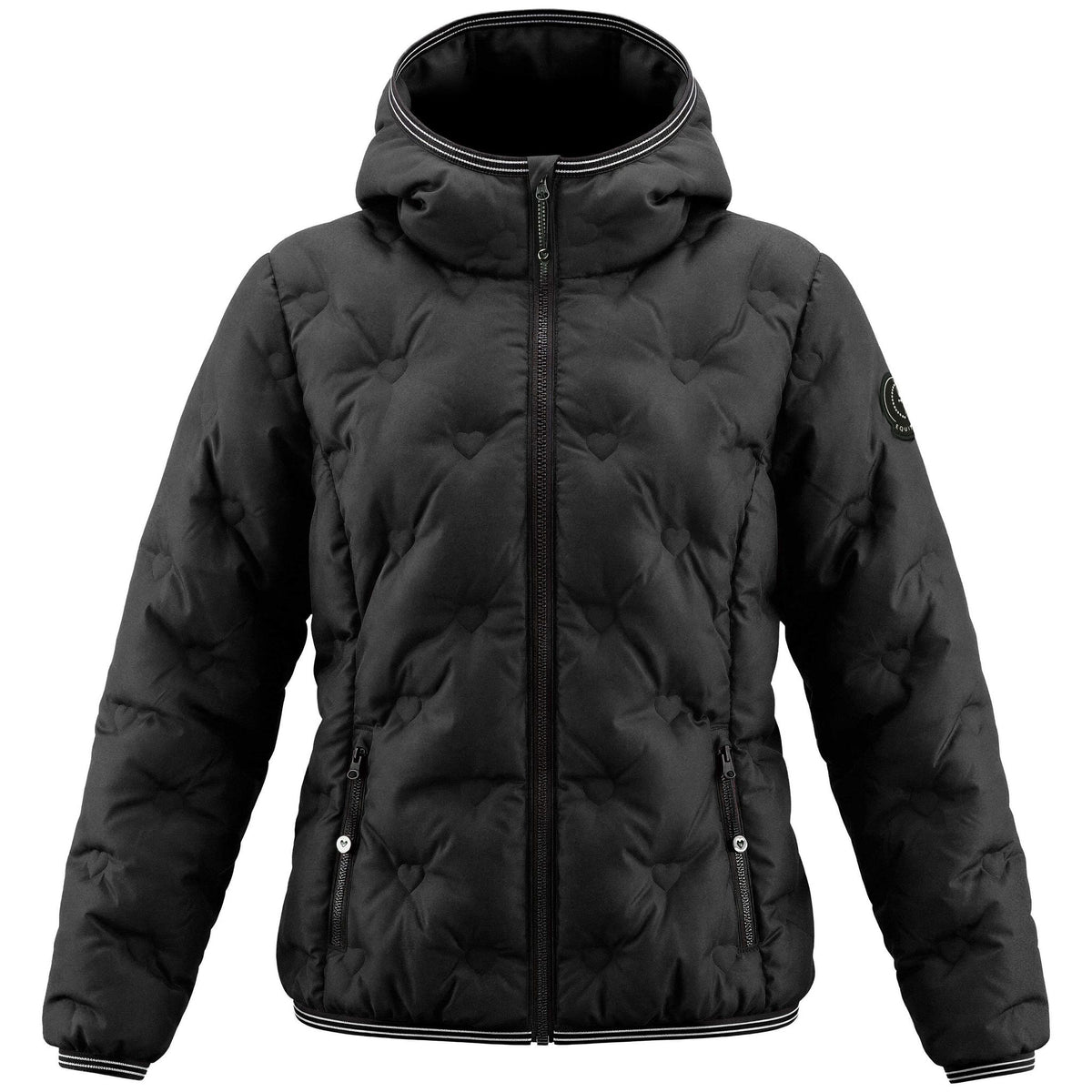 Je t'aime EQUITHÈME EK-Daria Quilted Jacket - Women's - Black - 978739022_packshot_1