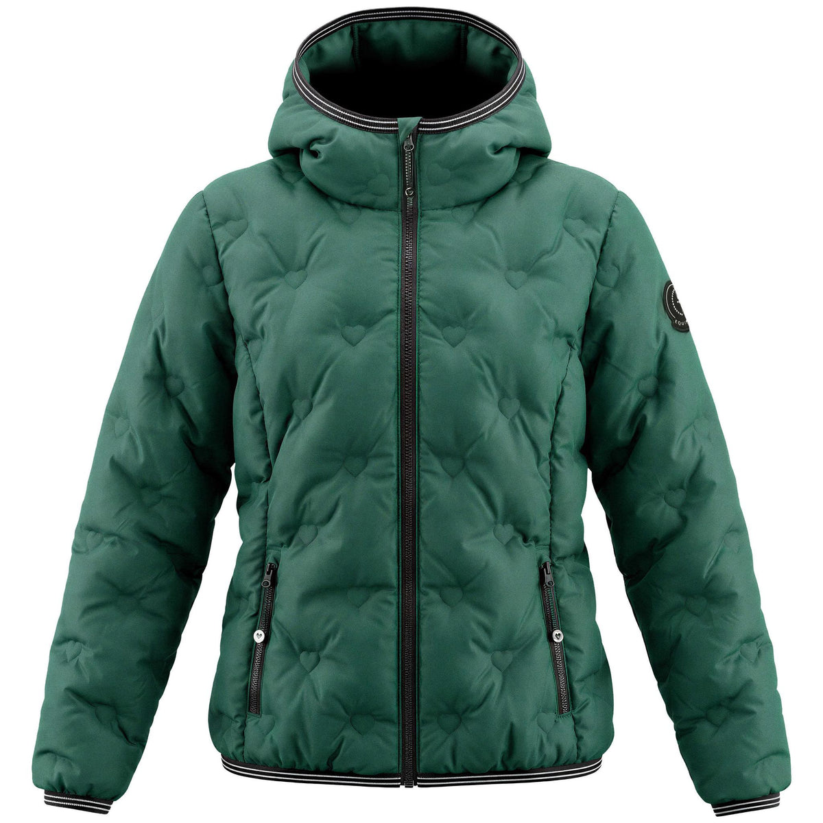 Je t'aime EQUITHÈME EK-Daria Quilted Jacket - Women's - Peacock blue - 978739402_packshot_1