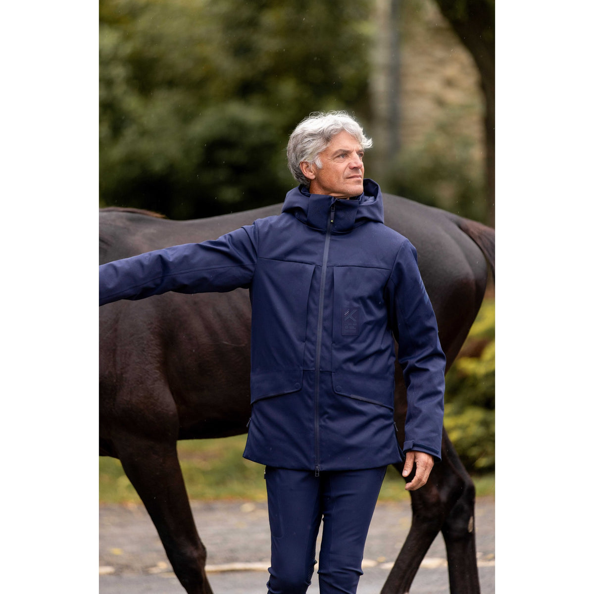 K by EQUITHÈME K-Control Parka - Men - Navy blue - 978745073_ambi_1