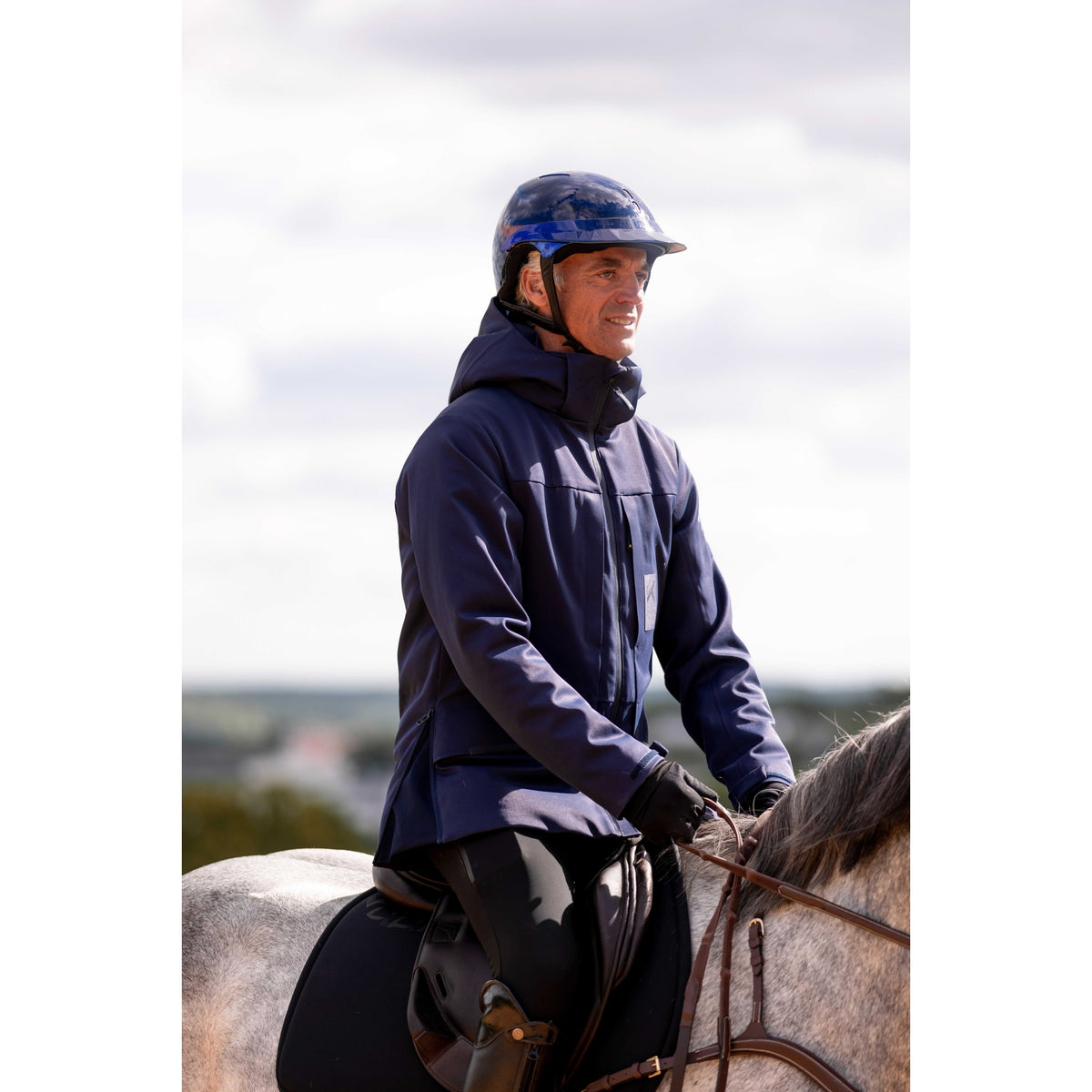 K by EQUITHÈME K-Control Parka - Men - Navy blue - 978745073_ambi_2