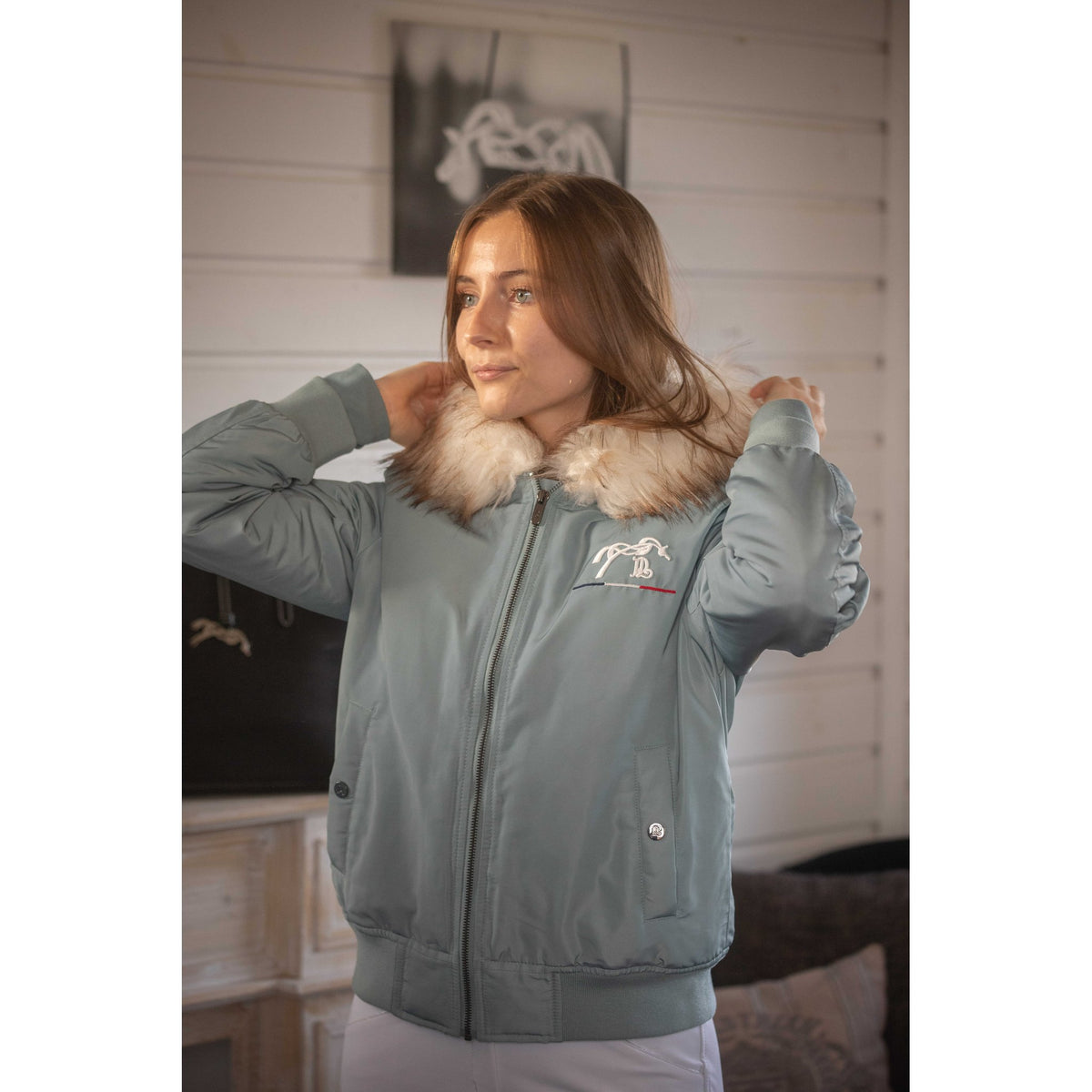 Pénélope Lyon Jacket - Women - Light green - 978800471_ambi_2