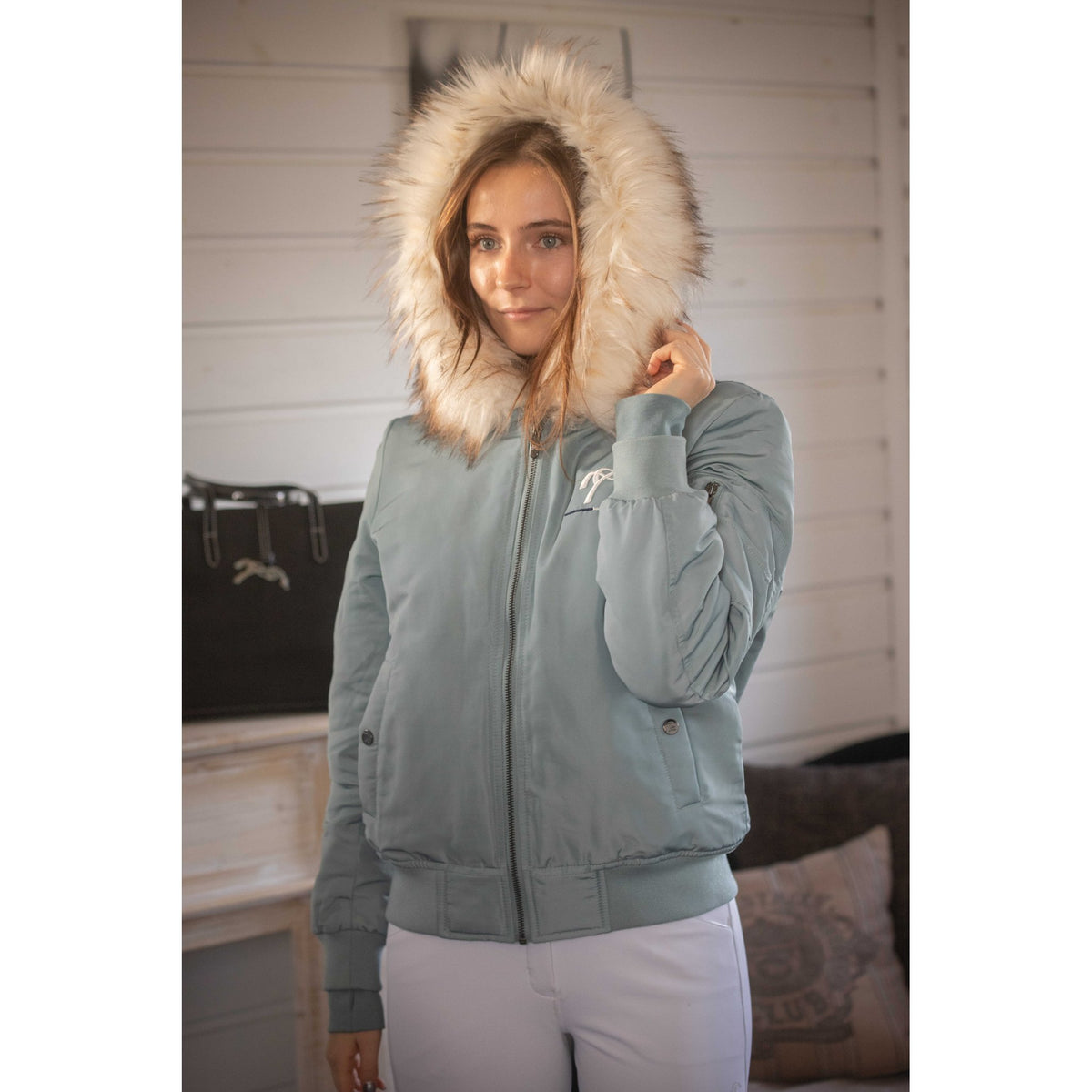 Pénélope Lyon Jacket - Women - Light green - 978800471_ambi_7