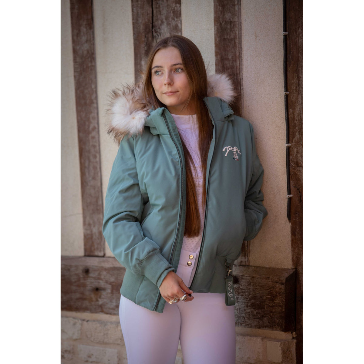 Pénélope Step Jacket - Women - Emerald Green - 978814181_ambi_8