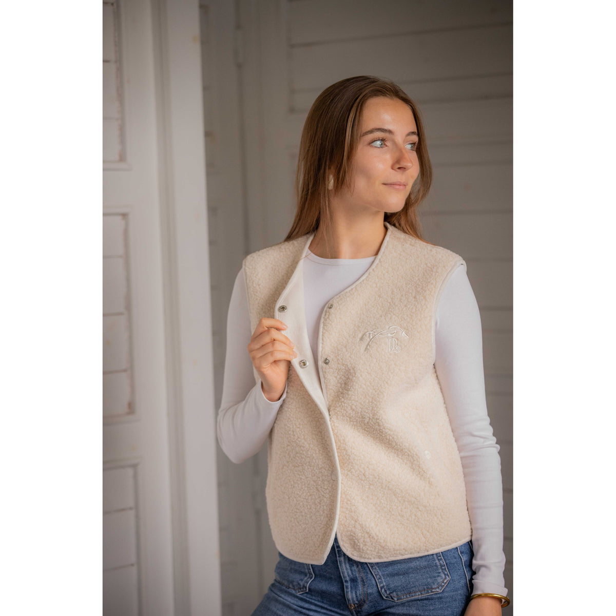 Pénélope Charline Jacket - Women - Ecru - 978832051_ambi_2