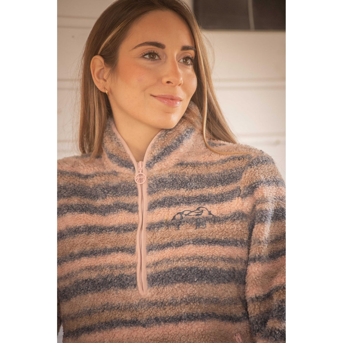 Pénélope PL-Opaline Jacket - Women - Pink/grey - 978925131_ambi_3