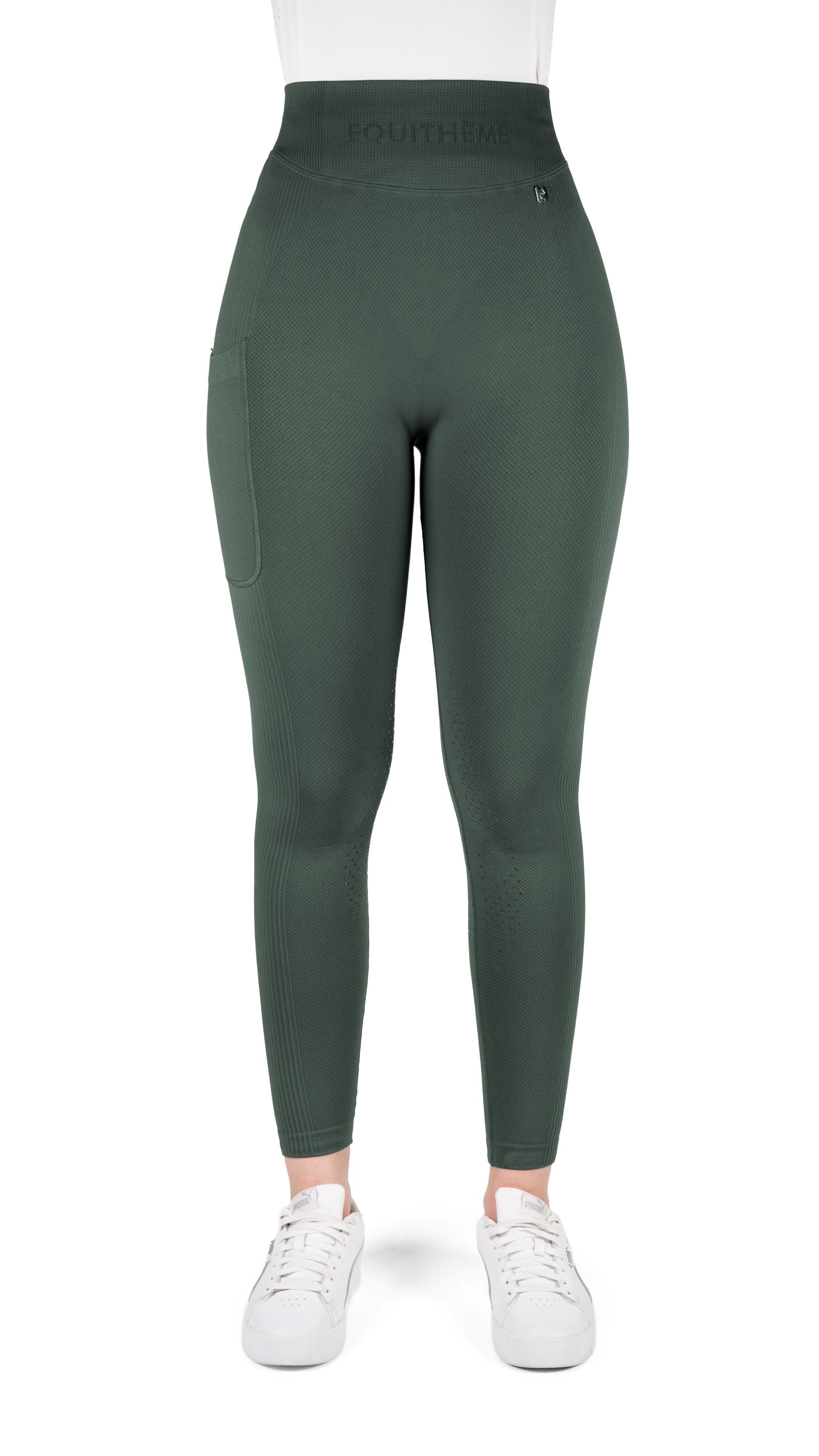 EQUITHÈME Acacia Leggings - Ladies Khaki