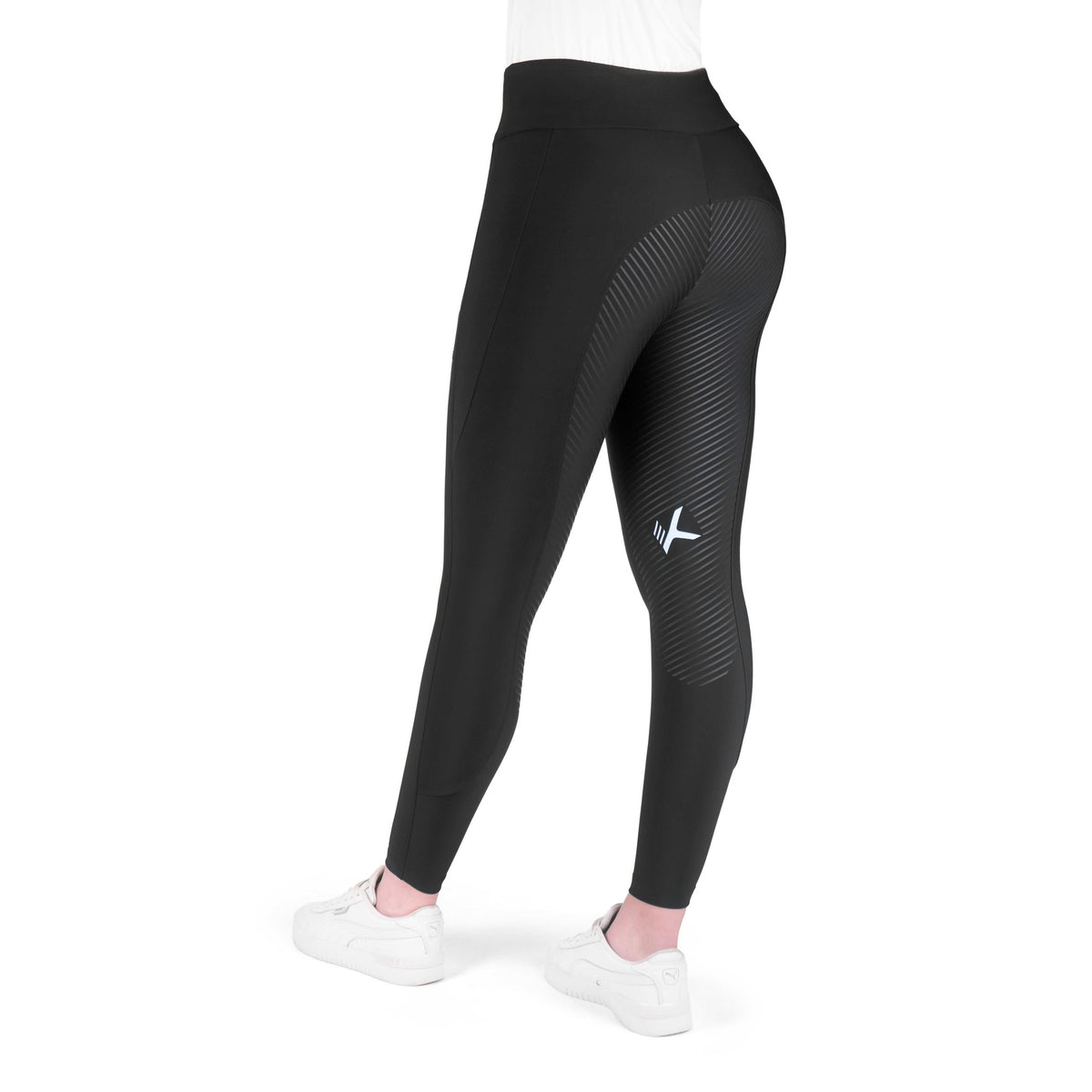 K by EQUITHÈME K-Grip Silicone Riding Leggings - Women - Black - 979173236_packshot_5