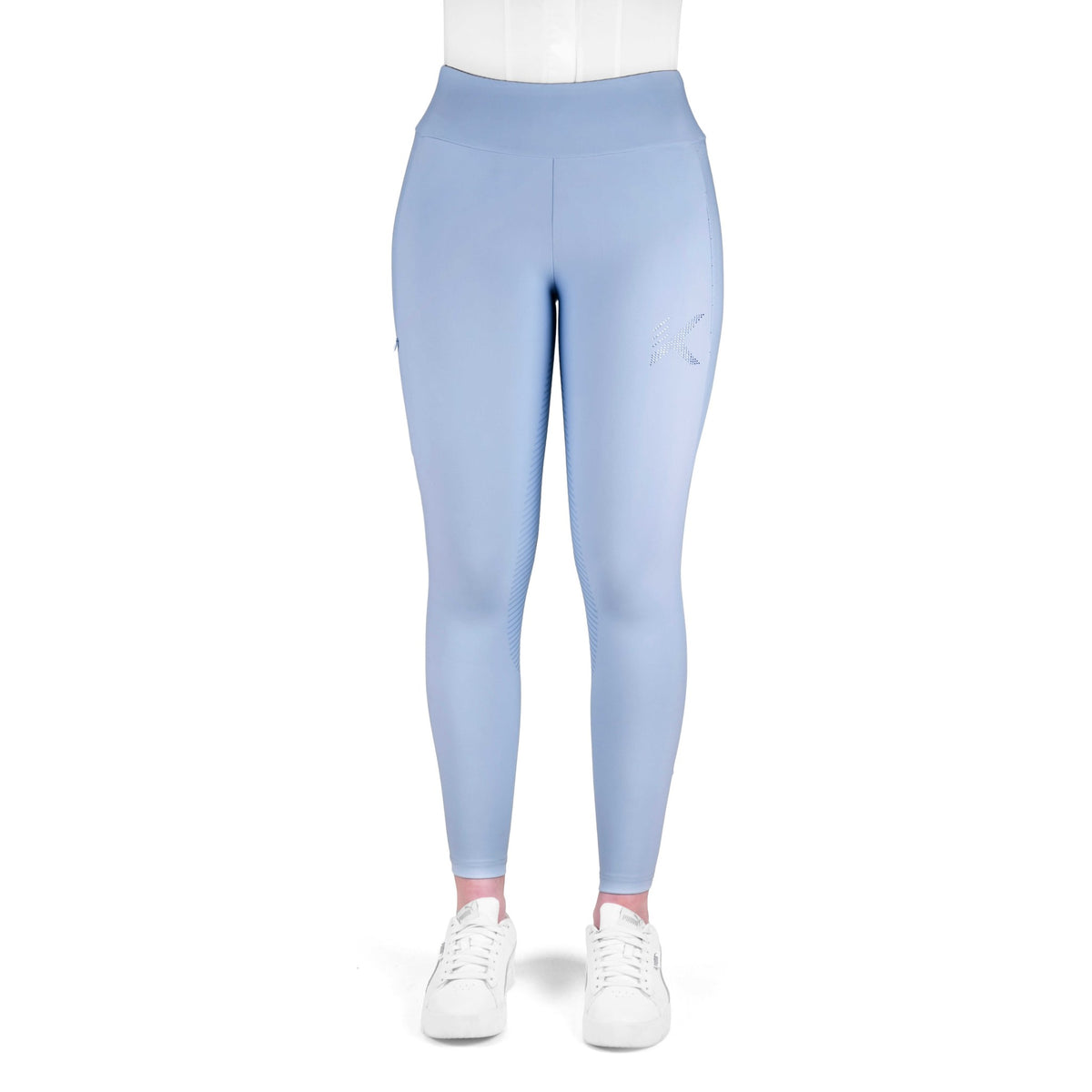 K by EQUITHÈME K-Grip Silicone Grip Riding Leggings - Women - Light blue - 979173636_packshot_1