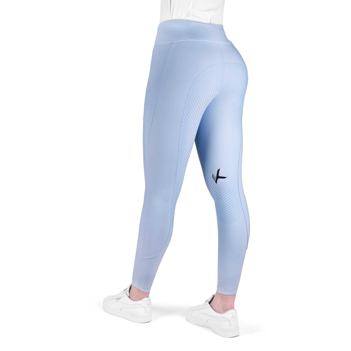 K by EQUITHÈME K-Grip Silicone Grip Riding Leggings - Women - Light blue - 979173636_packshot_5
