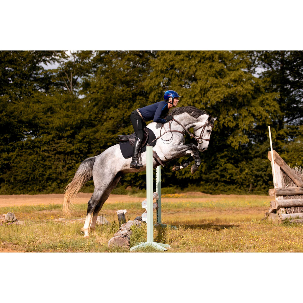 K by EQUITHÈME K-Skill Silicone Seat Riding Breeches - Men - Black - 979370240_ambi_8
