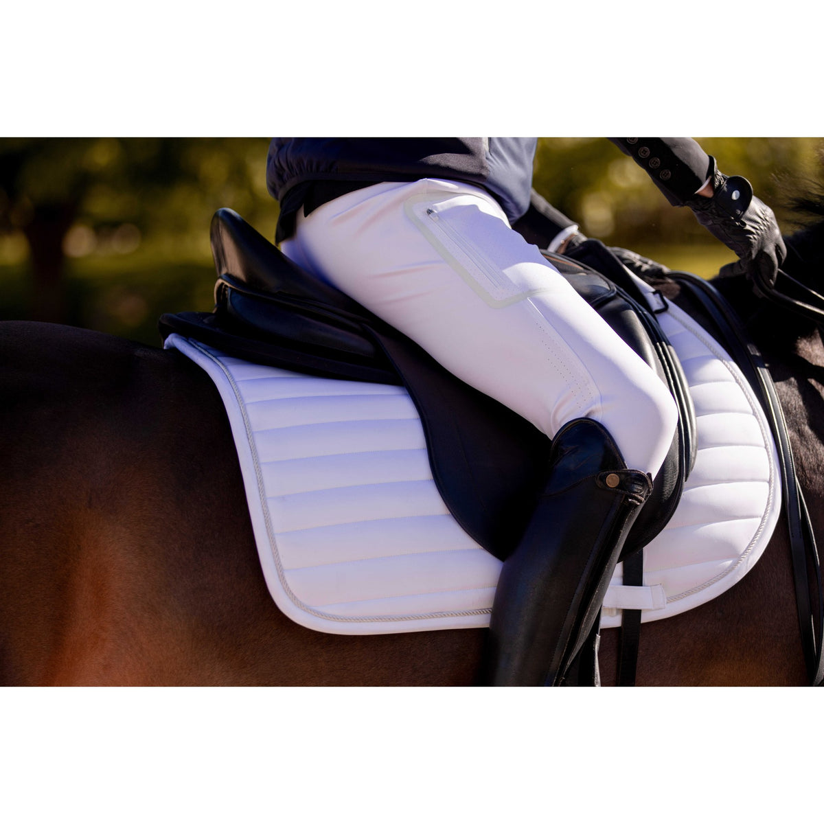 K by EQUITHÈME K-Technik Riding Breeches - Men - White - 979371140_ambi_2