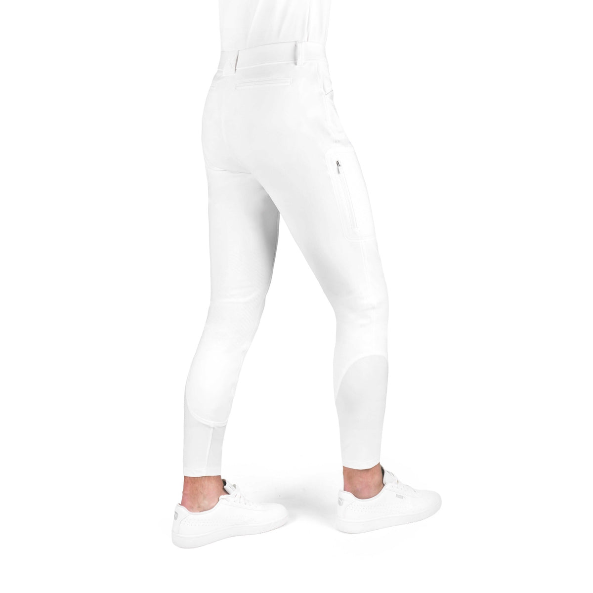 K by EQUITHÈME K-Technik Riding Breeches - Men - White - 979371140_packshot_3