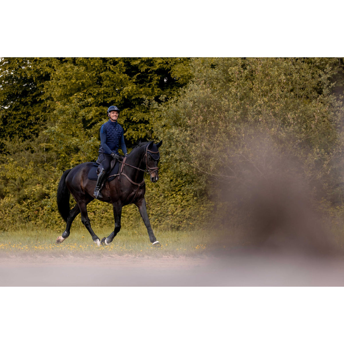 K by EQUITHÈME K-Technik Riding Breeches - Men - Black - 979371240_ambi_3