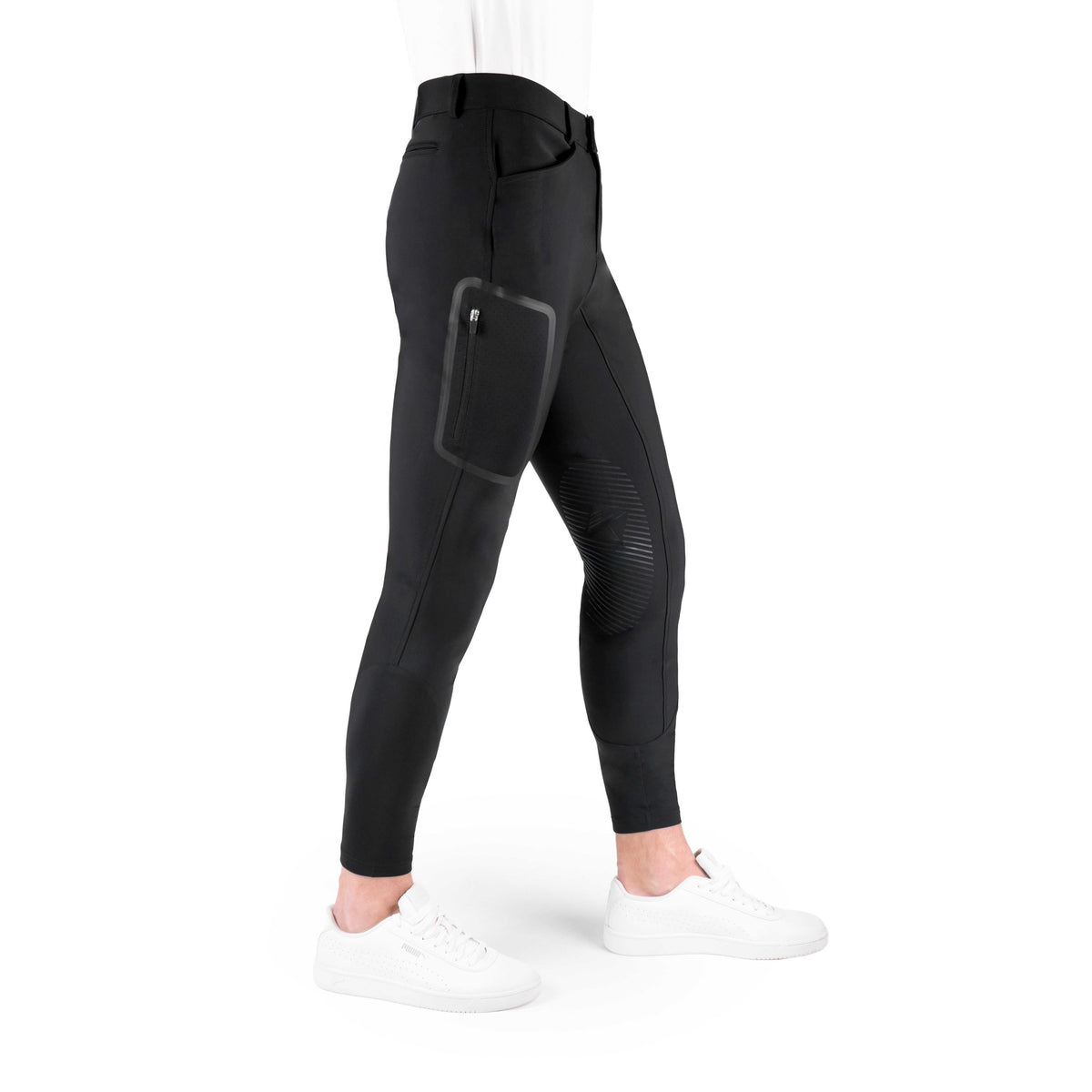 K by EQUITHÈME K-Technik Riding Breeches - Men - Black - 979371240_packshot_2