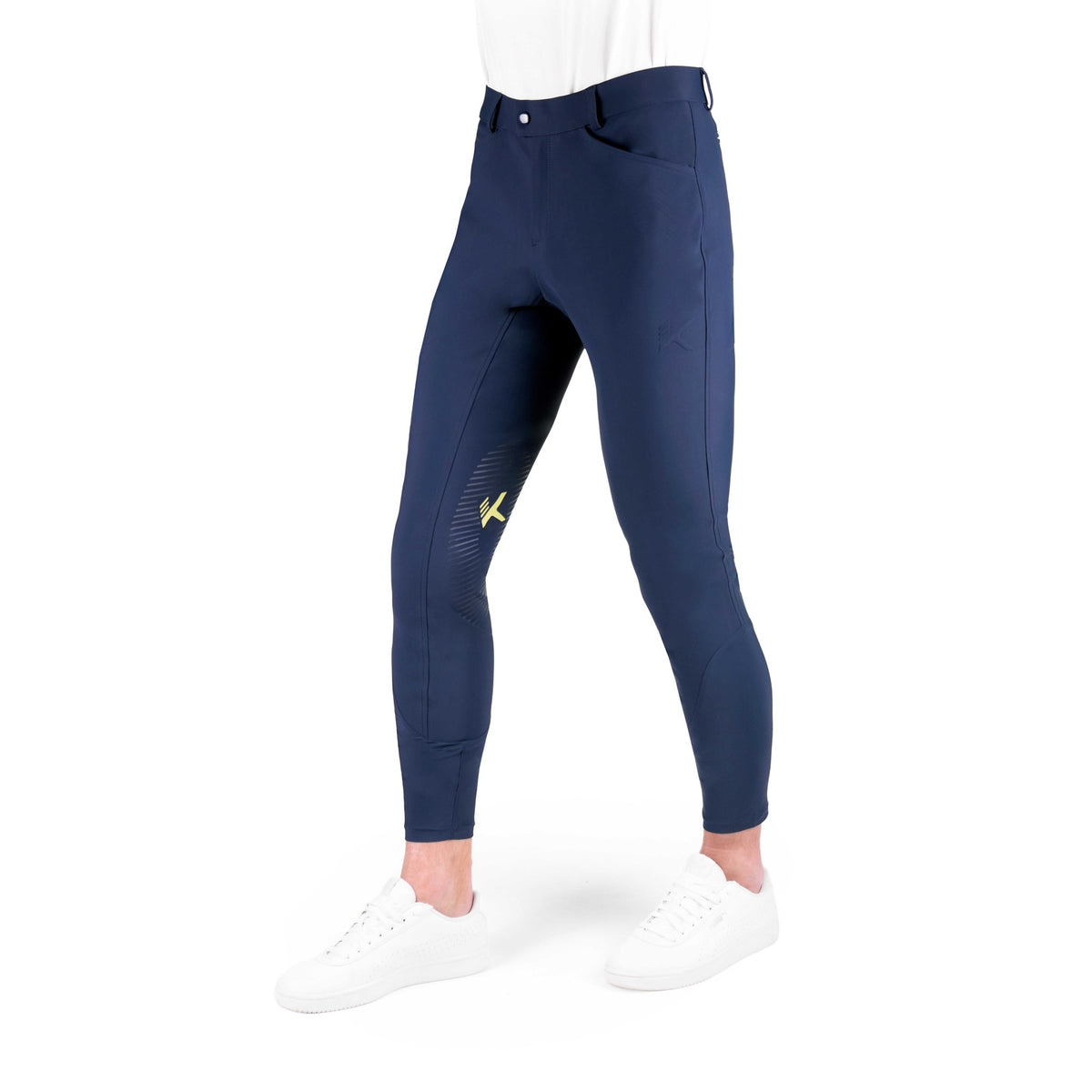 K by EQUITHÈME K-Technik Riding Breeches - Men - Navy blue - 979371740_packshot_4