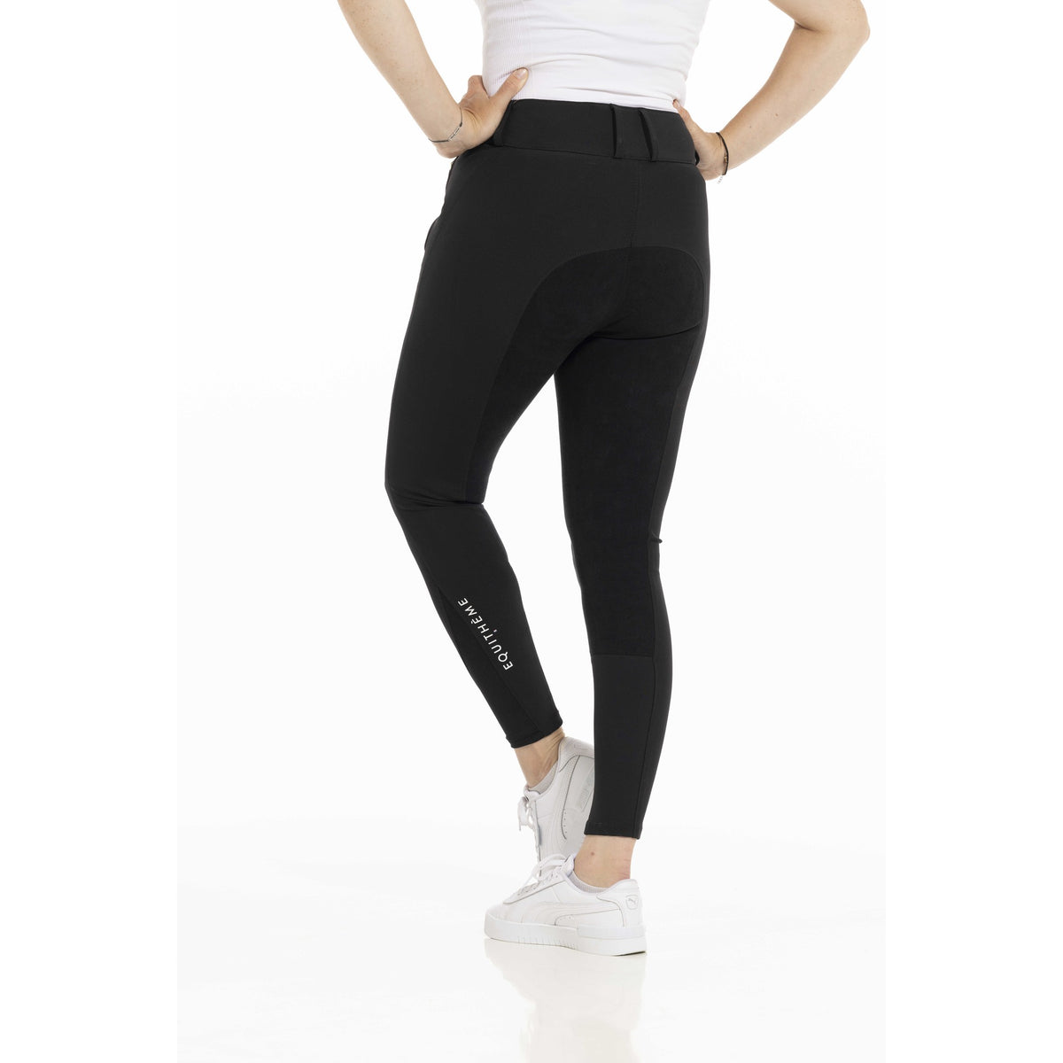 EQUITHÈME Nicole Clarino Full Seat Riding Breeches - Women - Black - 979572236_packshot_1