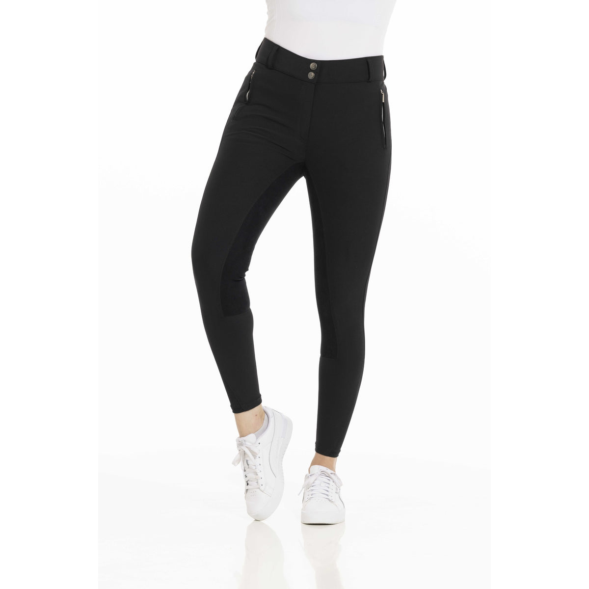 EQUITHÈME Nicole Clarino Full Seat Riding Breeches - Women - Black - 979572236_packshot_6
