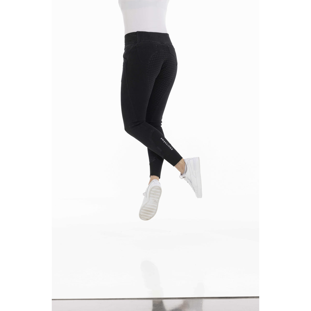 EQUITHÈME Jena Silicone Grip Denim Jeans - Women's - Grey - 979684036_packshot_4