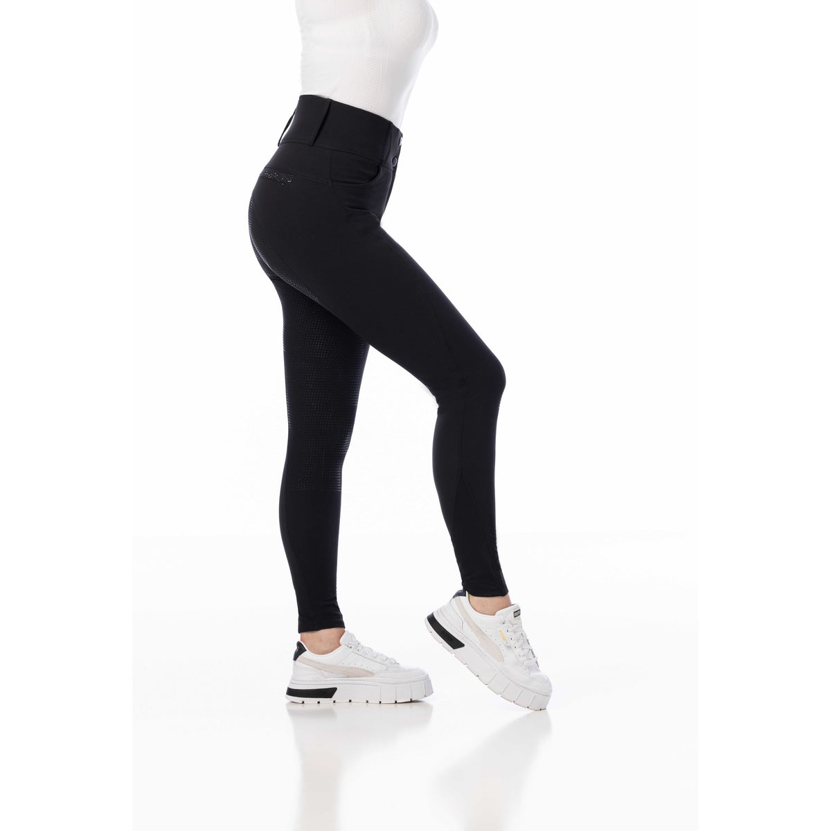 EQUITHÈME Queen Riding Breeches - Women's - Black - 979823236_ambi_2