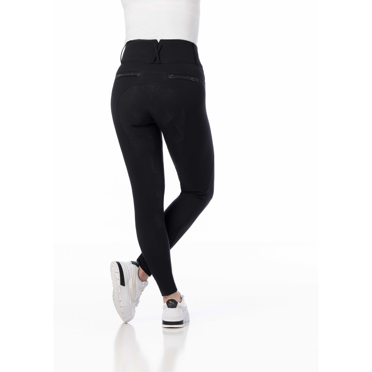 EQUITHÈME Queen Riding Breeches - Women's - Black - 979823236_ambi_3