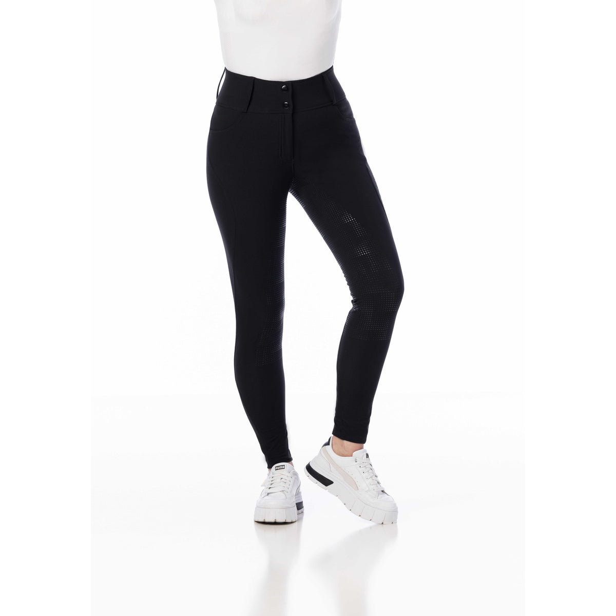 EQUITHÈME Queen Riding Breeches - Women's - Black - 979823236_ambi_7
