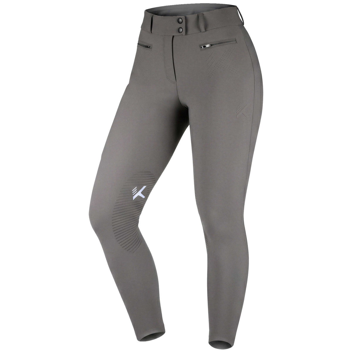 K by EQUITHÈME K-Explore Riding Breeches - Women - Dark grey - 979844036_packshot_6