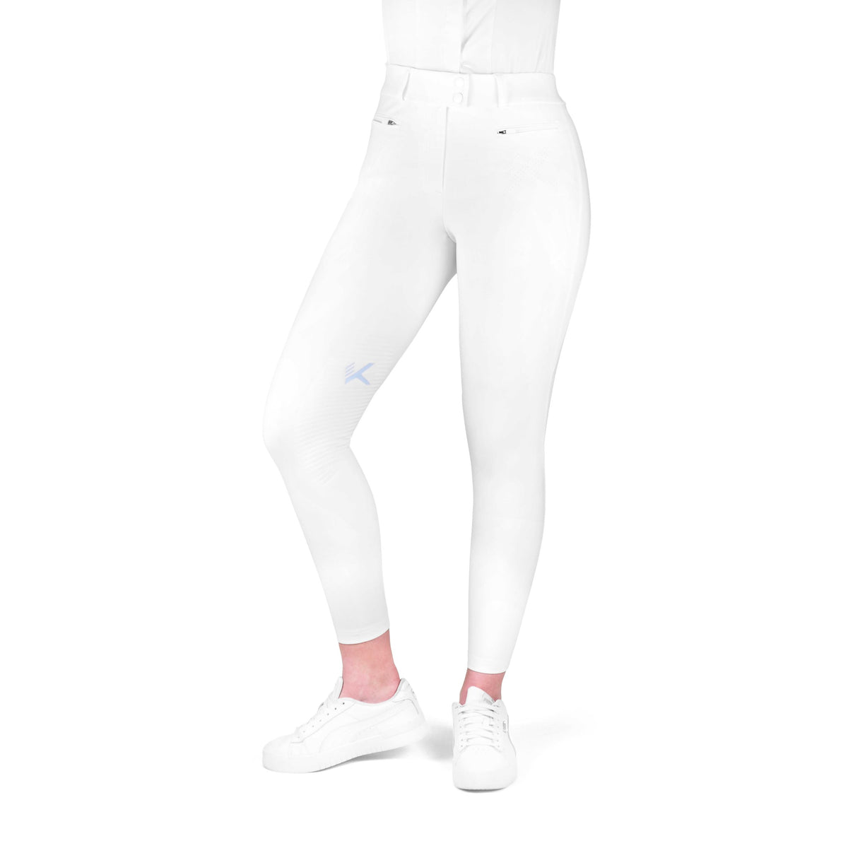 K by EQUITHÈME K-Explore Riding Breeches - Women - White - 979844136_packshot_2