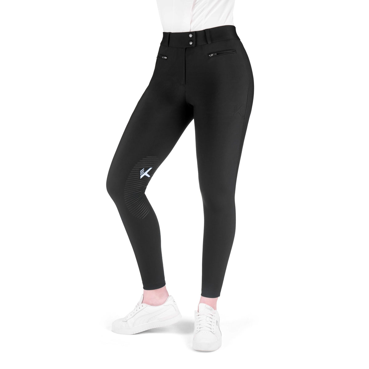 K by EQUITHÈME K-Explore Riding Breeches - Women - Black - 979844236_packshot_2