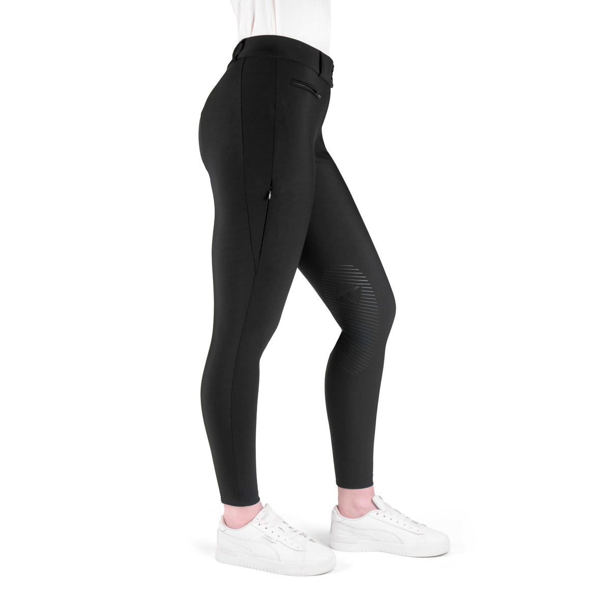 K by EQUITHÈME K-Explore Riding Breeches - Women - Black - 979844236_packshot_3