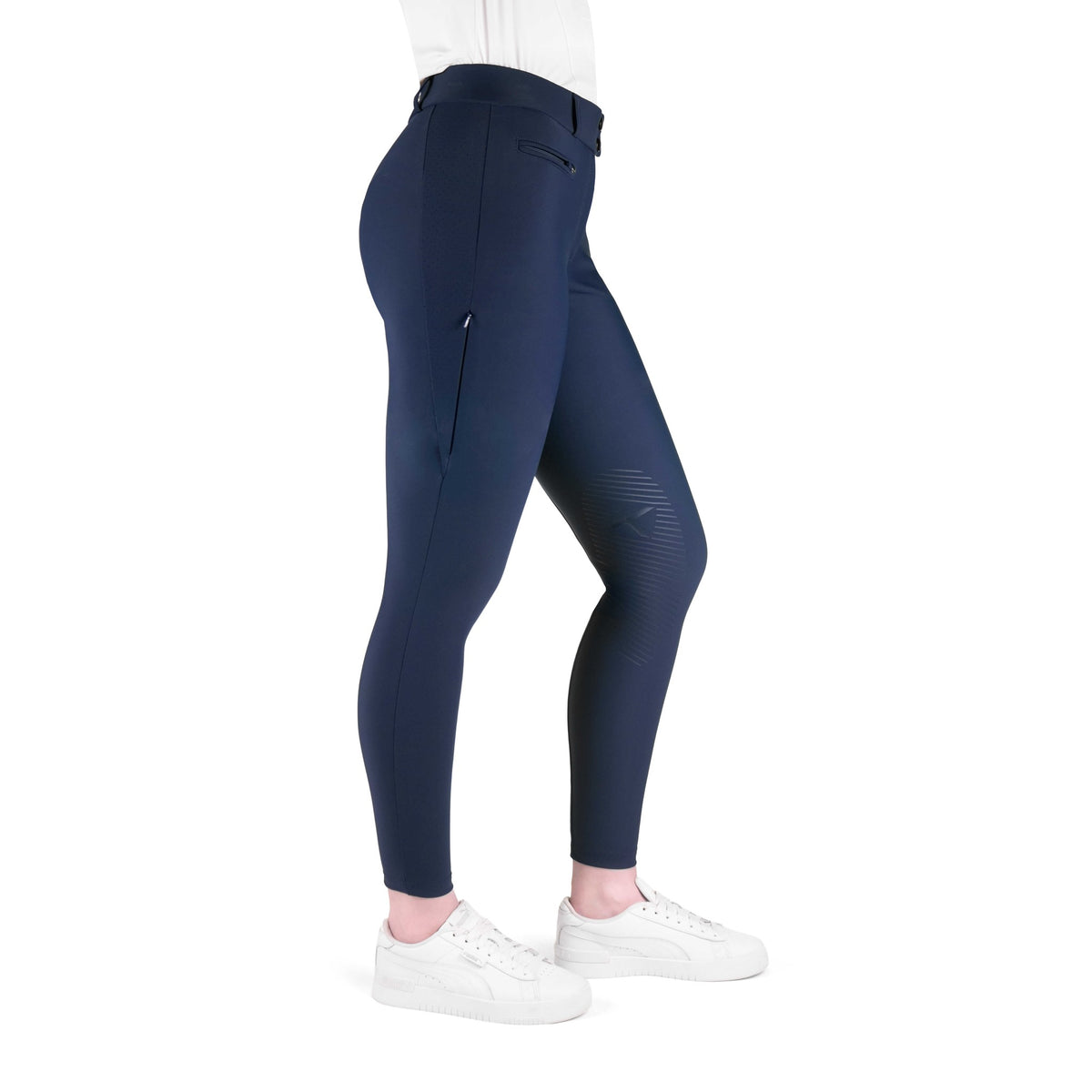 K by EQUITHÈME K-Explore Riding Breeches - Women - Navy blue - 979844736_packshot_3
