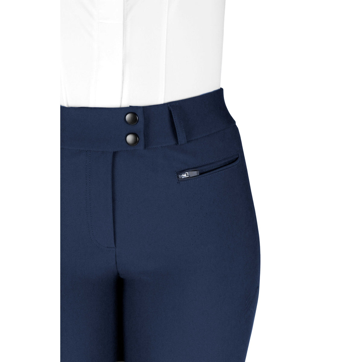 K by EQUITHÈME K-Explore Riding Breeches - Women - Navy blue - 979844736_zoom_1
