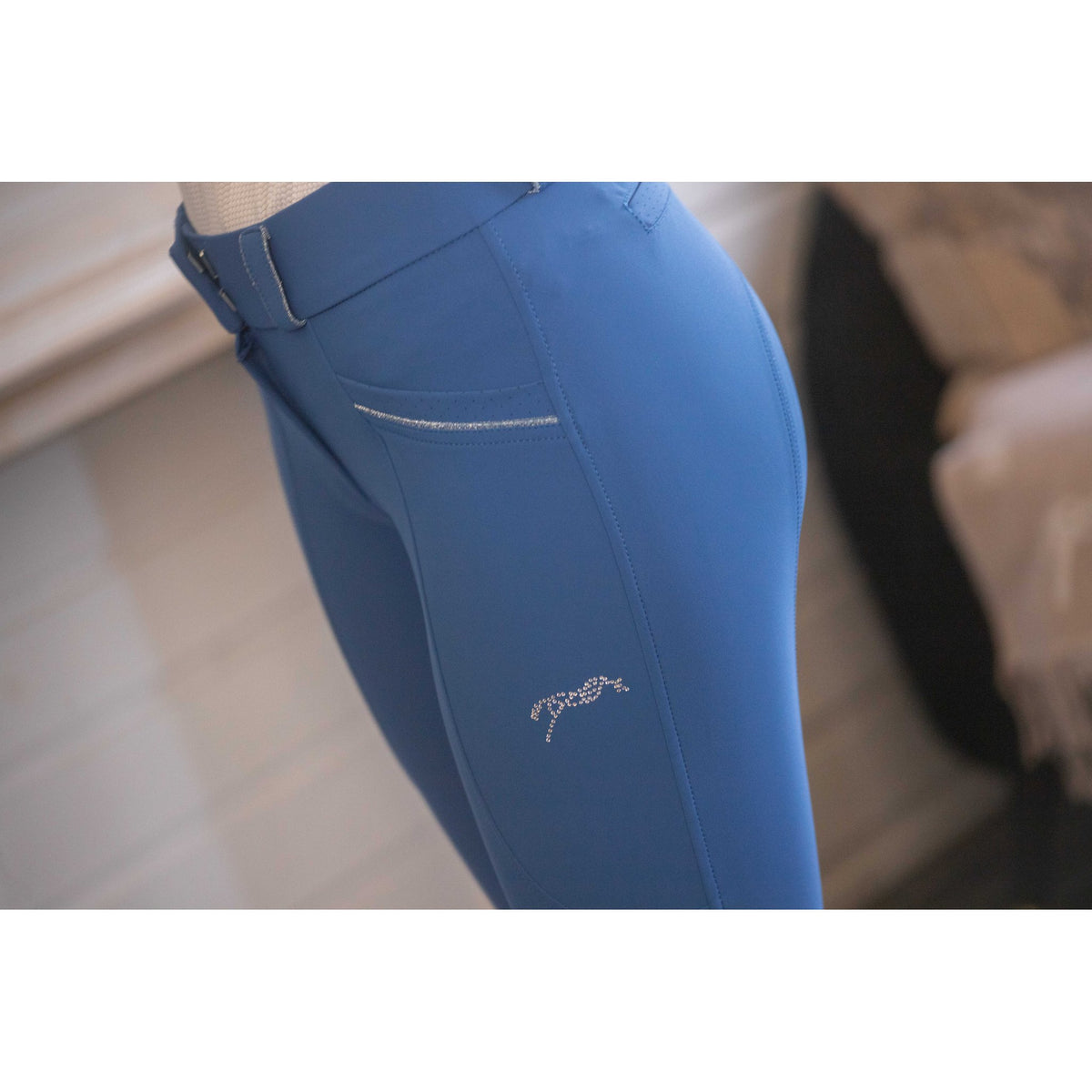 Pénélope Sybille Riding Breeches - Women - Royal blue - 979925634_ambi_5
