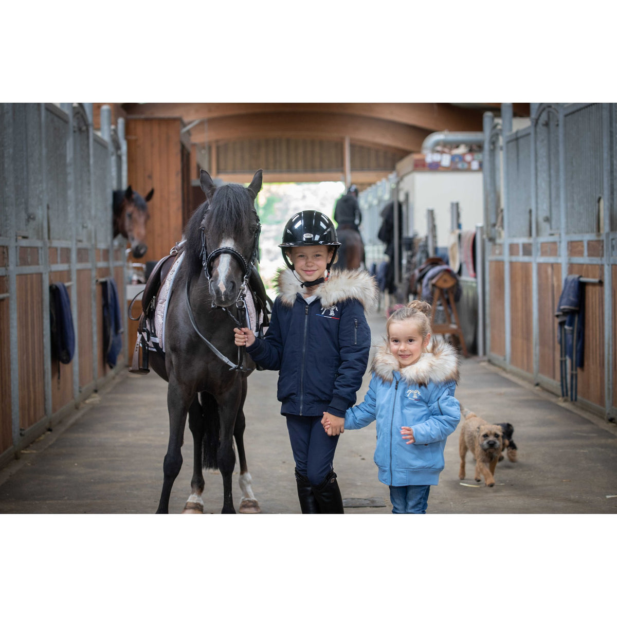 Eden by Pénélope Lyon Jacket - Kids - Navy blue - 980000706_ambi_2