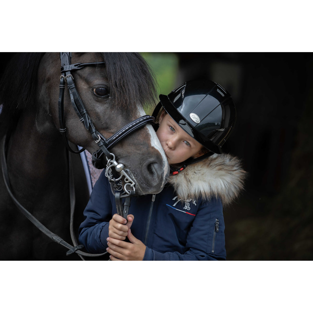 Eden by Pénélope Lyon Jacket - Kids - Navy blue - 980000706_ambi_5
