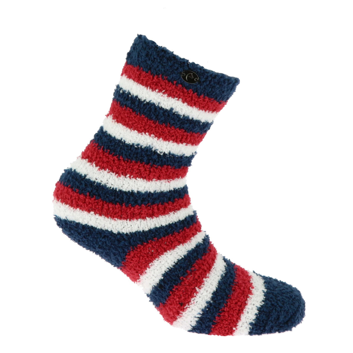 Equi-Kids Chenille Socks - Kids - Navy/red/white - 986250007_packshot_1