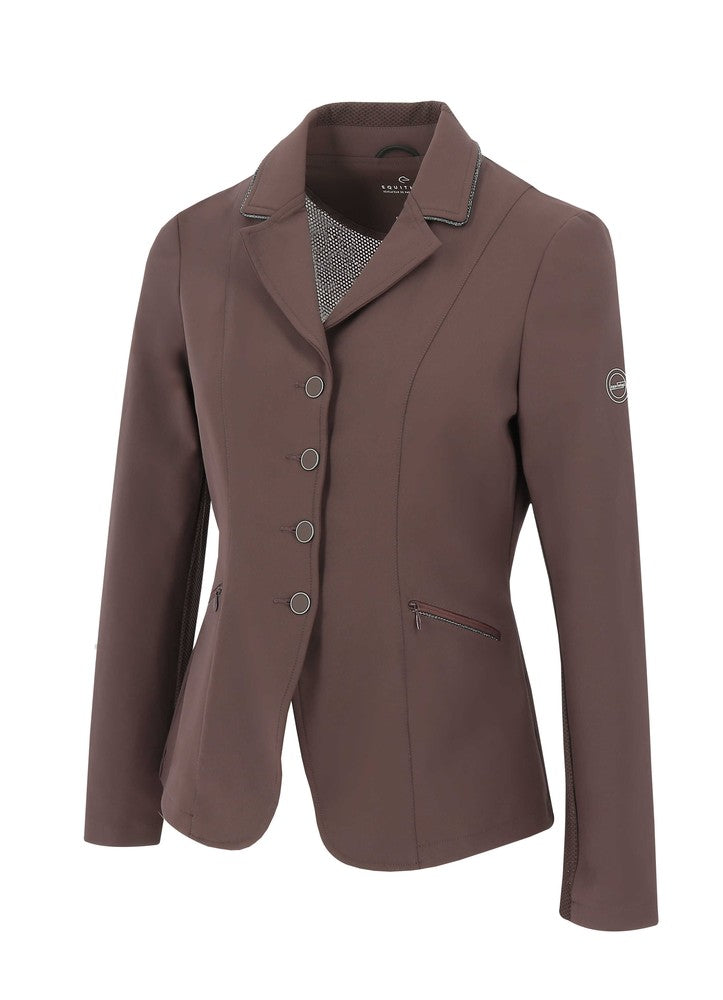 EQUITHÈME Oliva show jacket - Ladies Burgundy