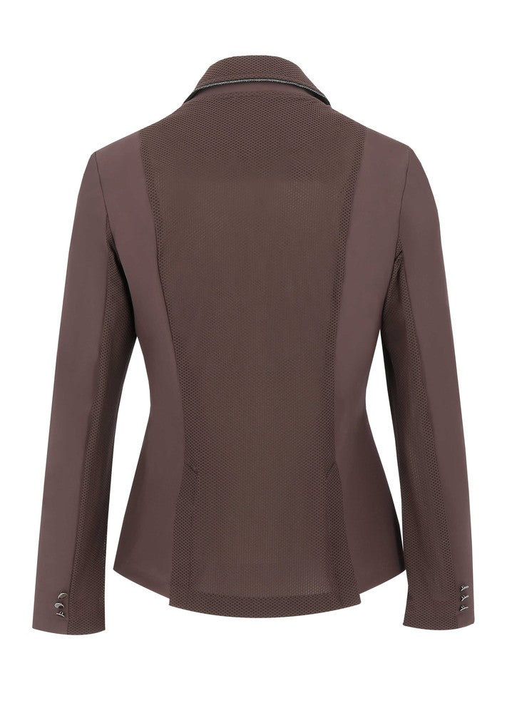 EQUITHÈME Oliva show jacket - Ladies Burgundy