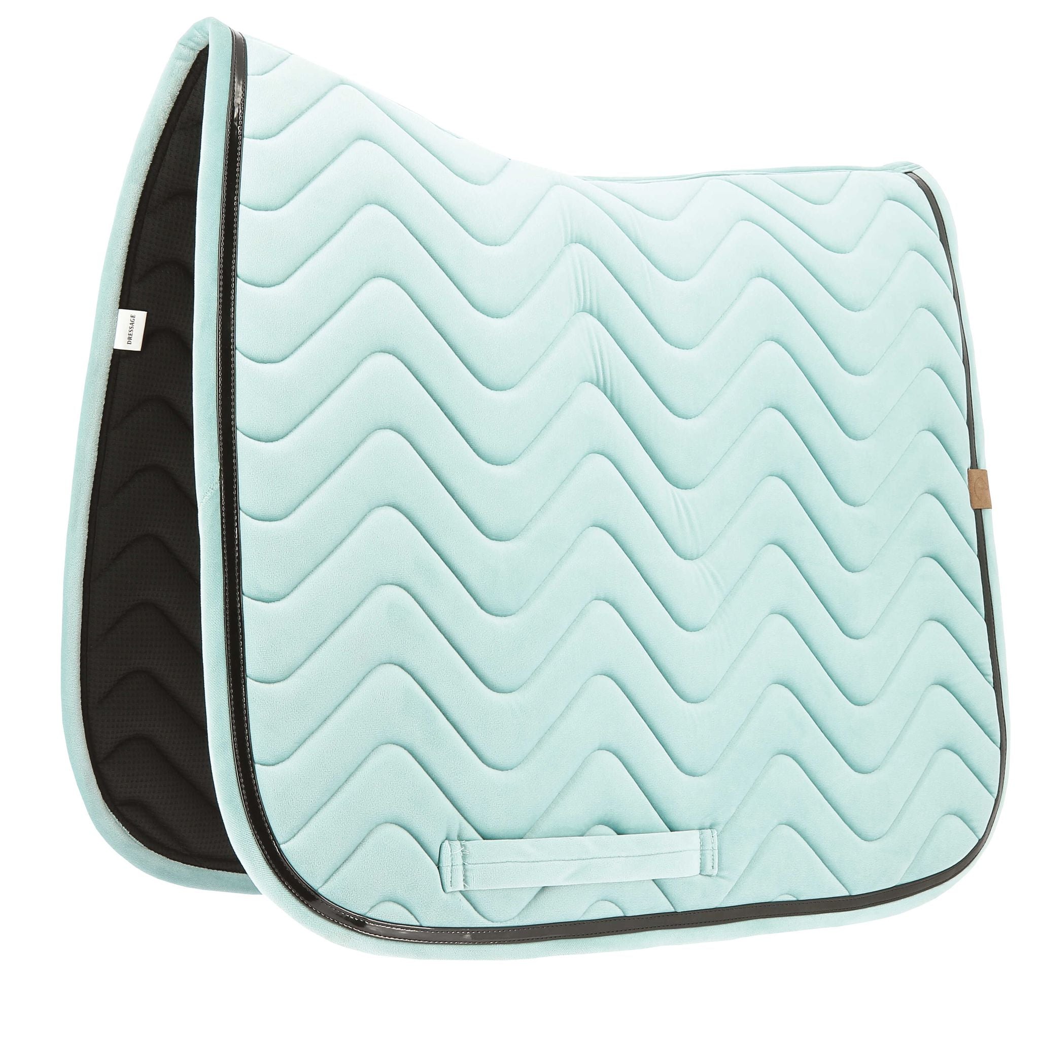 EQUITHÈME Glossy Dressage Saddle Pad Light green - 204765012_packshot_1